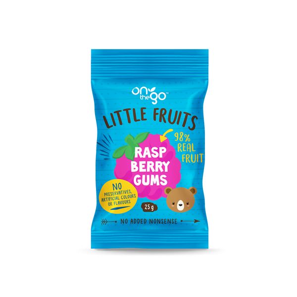 Otg LIittle Fruits Raspberry Gums - 2 Pack x 25g