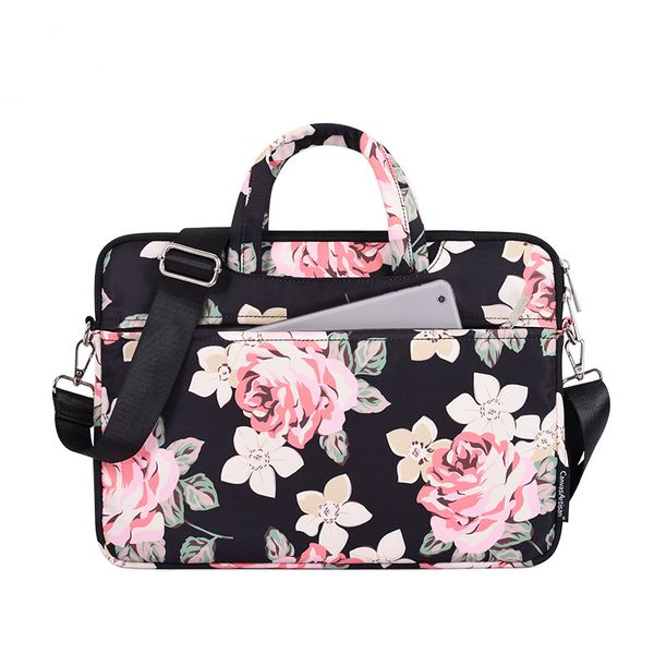 Floral Print 15-Inch Laptop Bag