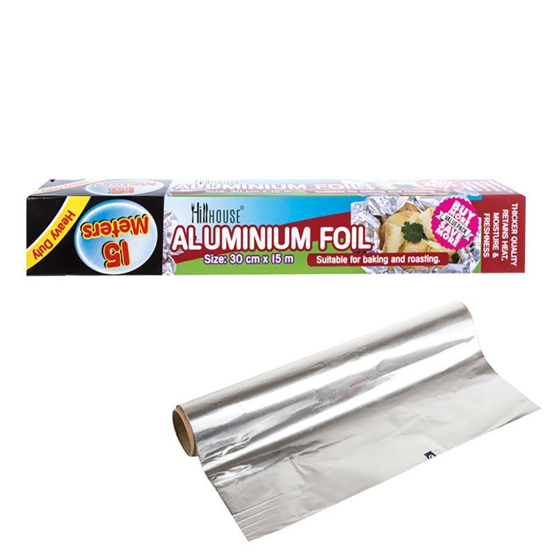 Aluminium Foil Heavy Duty Silver 30cm x 15m 8 Pack Buy Online