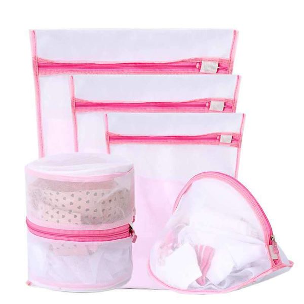 5 Pieces Mesh Laundry Bag Set
