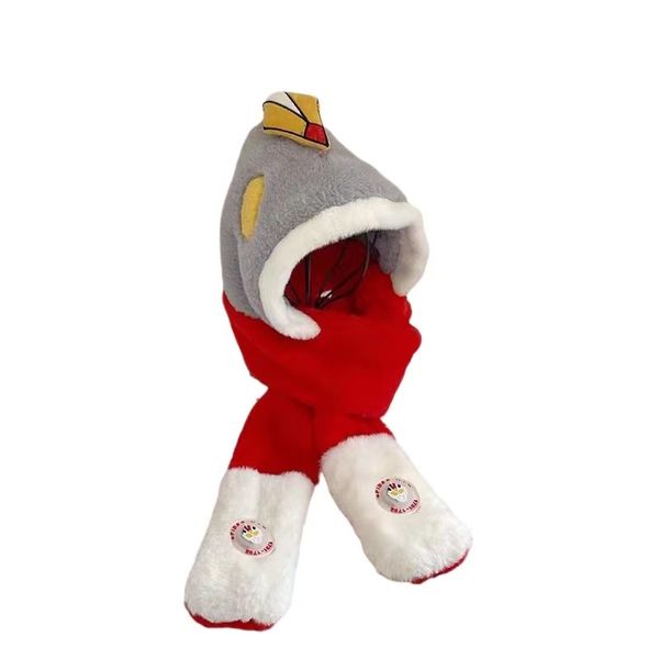 Ultraman Hoodie - 3in1 Beanie, Scarf &amp; Gloves