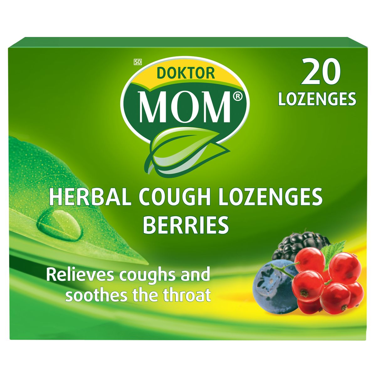 Doktor Mom Herbal Cough Lozenges Berries Pack of 20 Lozenges Shop