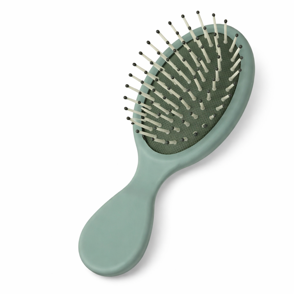 Mini Portable Detangling Hairbrush - Green