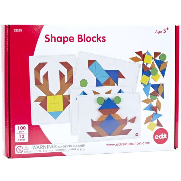 EDX Education Shape Blocks Activity Set