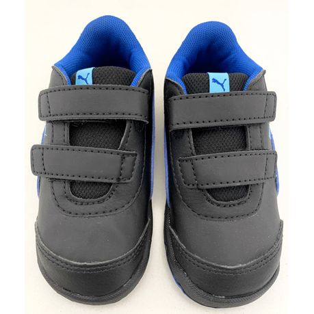 puma black velcro shoes