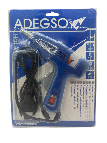 Adegso- Hot Glue Gun- 20W