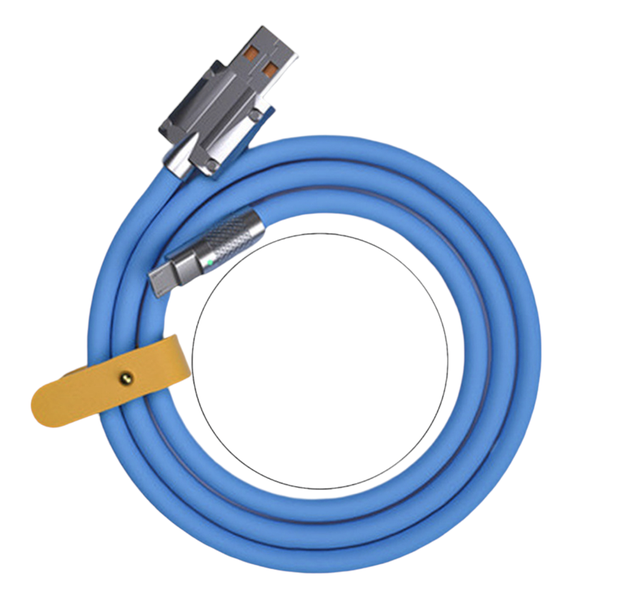 Blue C-Type Cable: Fast Charging &amp; Durable Connectivity