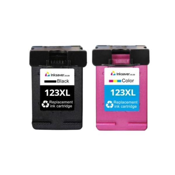 Inksaver Compatible HP 123XL Black &amp; Colour Combo Pack