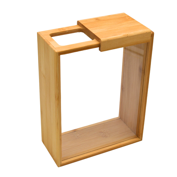 Bestby - 3L Grain Storage Dispenser Bamboo-Style Kitchen Pantry Organizer