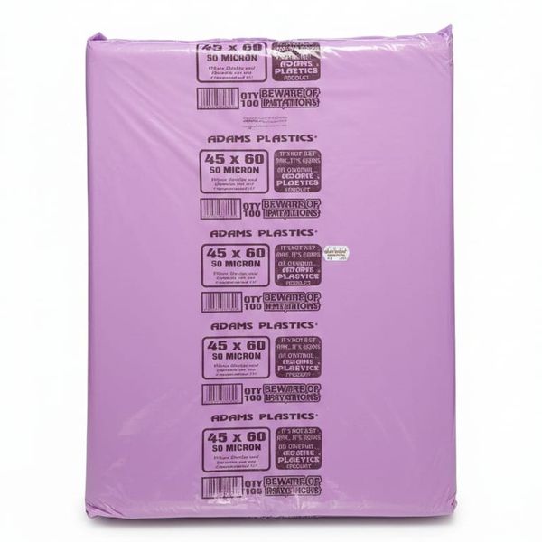 Flat Clear Poly Bags - 45cm x 60cm (100 Bags) Open Top Plastic Packaging
