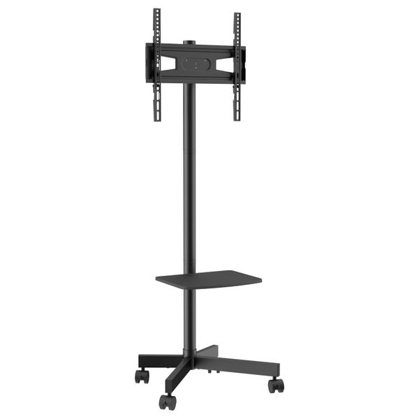 Mobile TV Cart Trolley Floor Stand For 32-60inch Swivel &amp; Height Adjustable