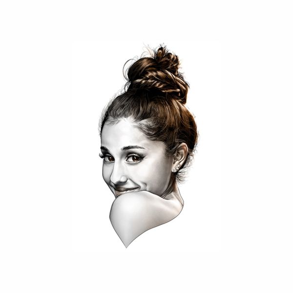Ariana Grande Black and White - A1 Poster