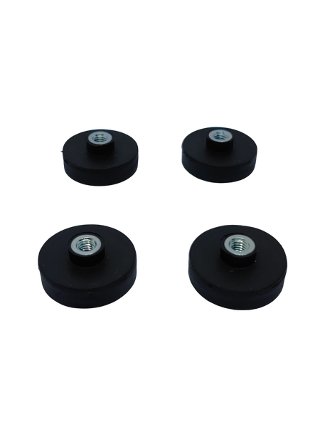 22mm Neo Gripper Magnet with M4 Female Thread - 4 Pack