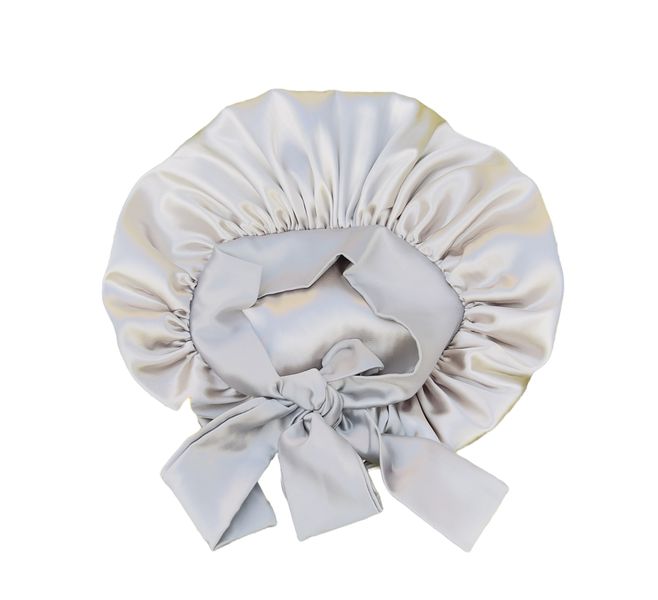 Double Layer Adjustable Satin Bonnet/Sleeping Night Cap (Headwrap)