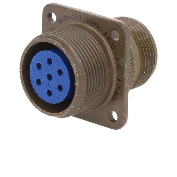 XY3100A-16S-1S: MIL-DTL-5015 Square Flange Female Circular Connector