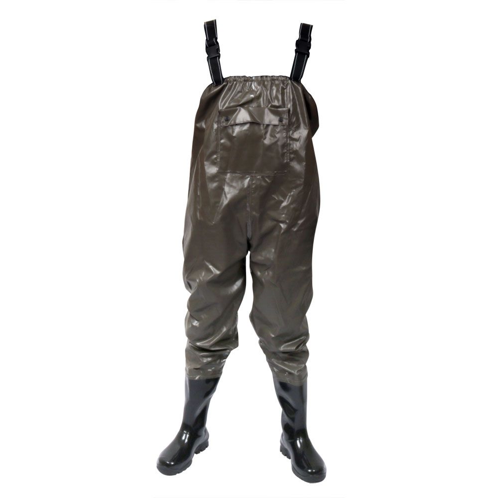 Hunting Fishing Waders with Boots Waterproof Gardening Chest Bootfoot Bibs