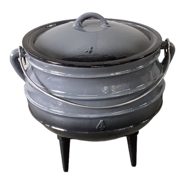 Pot 3 Leg Cast Iron Size:4