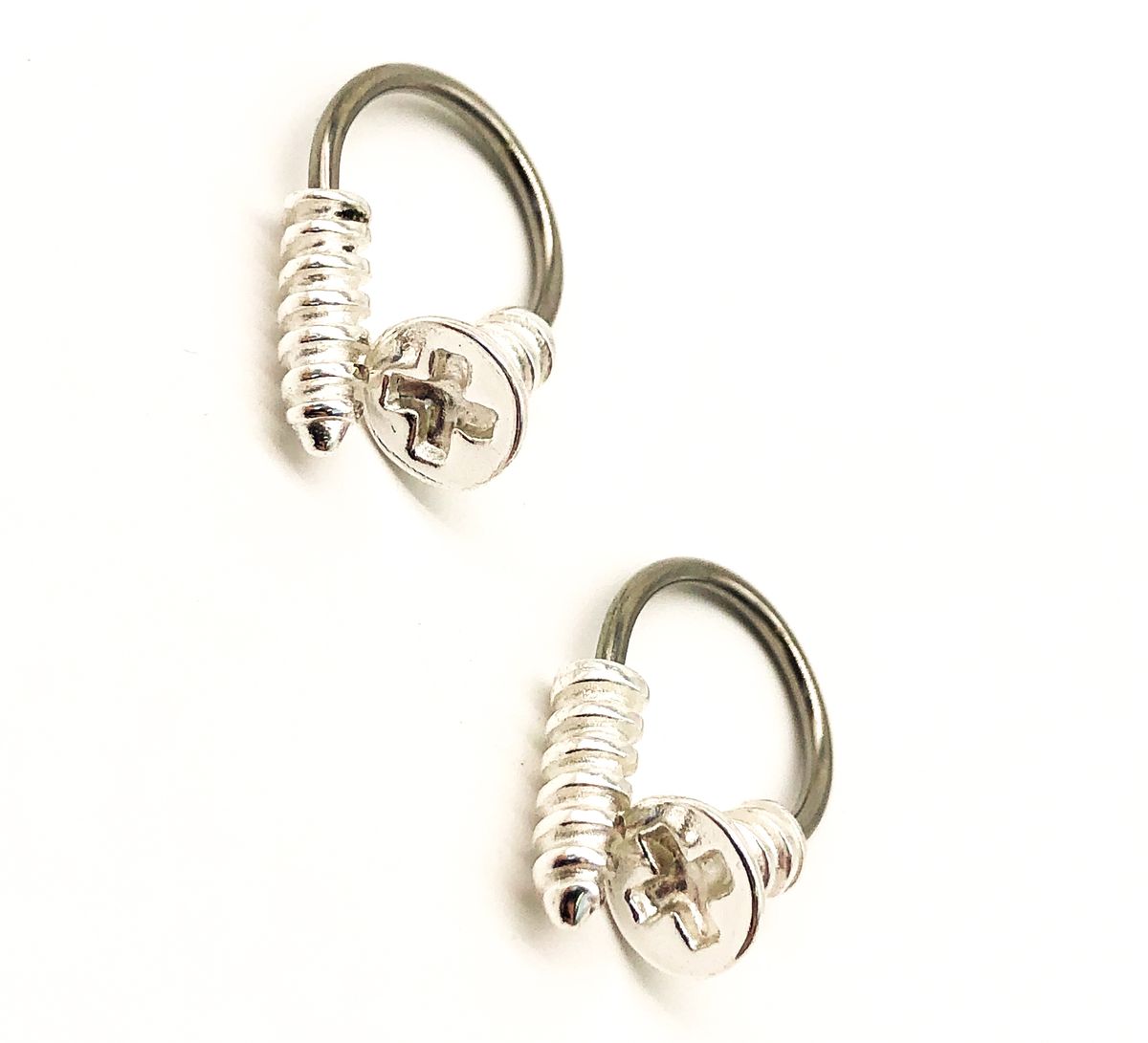 Fabulae Screw Design Nipple Ring Set, Jarred | Shop Today. Get it ...