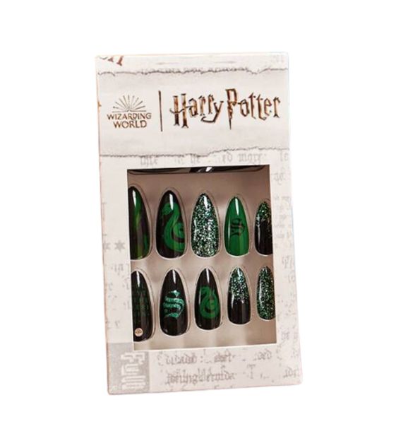 Harry Potter House Of Salazar Slytherin False Nail 24 piece set