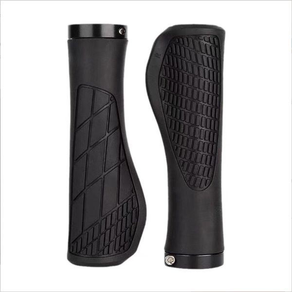 Black road bike, mountain bike, dead car grip cover, handlebar cover