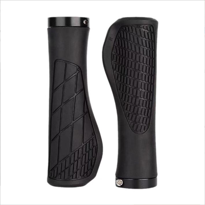 Black road bike, mountain bike, dead car grip cover, handlebar cover
