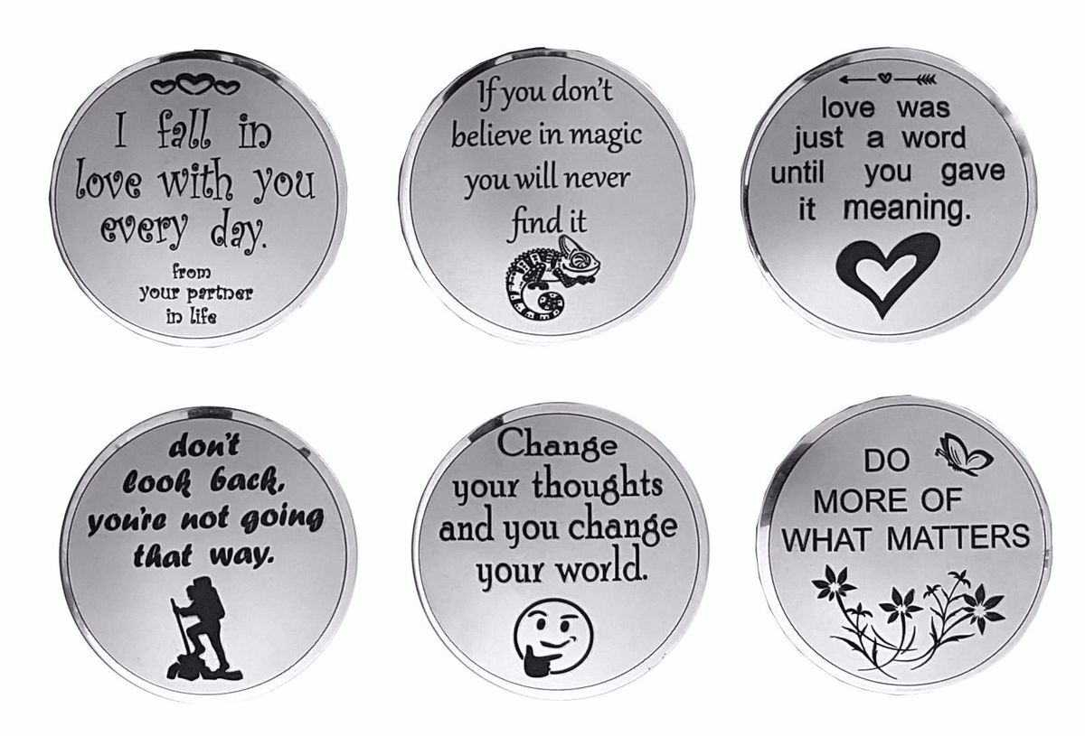 Fridge Gift Set of 6 English inspirational designs Shop