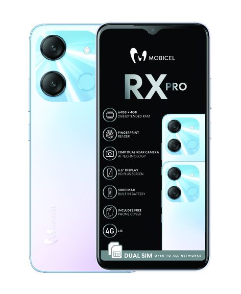 Mobicel RX PRO 6.6 INCH Smart phone Rainbow