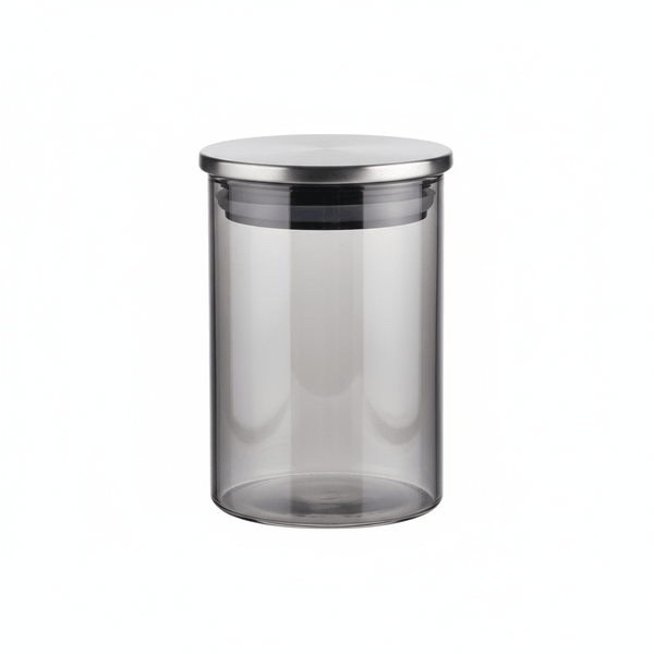 Glass Jar 300ml - Transparent Grey