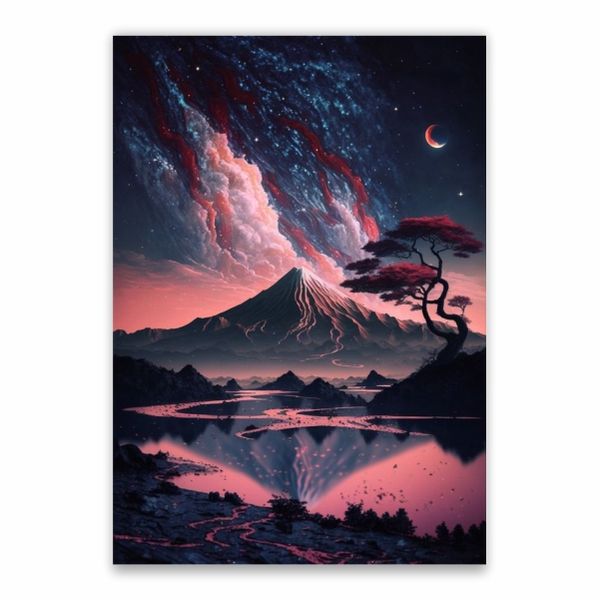 Mount Fujiyama Decorative Poster - A1