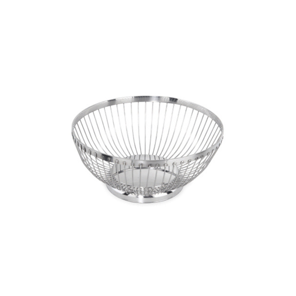 Bread/Fruit Basket Stainless Steel 20 x10 cm