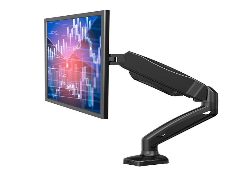 Gas Spring Single Monitor Arm desk for 17-32" Monitor MR A TECH™
