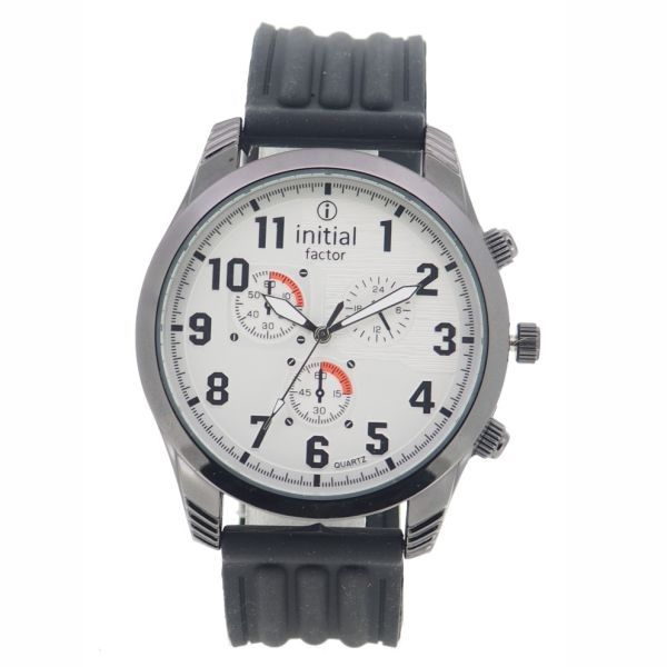 Initial Gents Pu Strap Watch WK308
