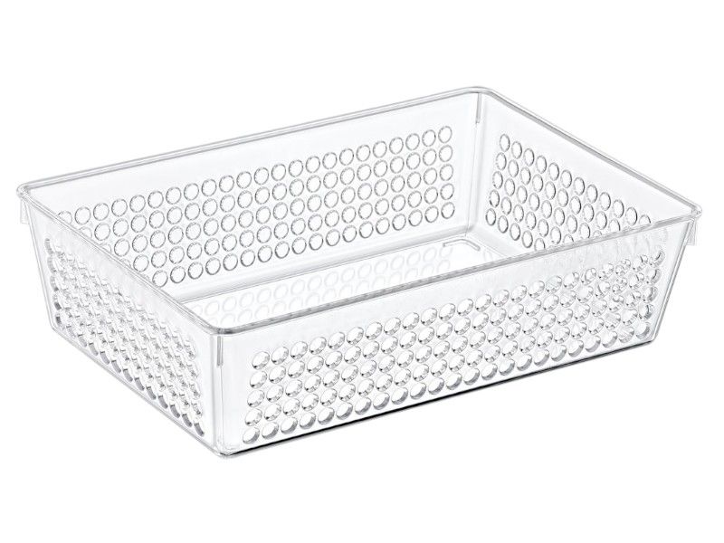 Transparent Fridge Organizer - 2.3L - 26.6x11.4x6.2cm