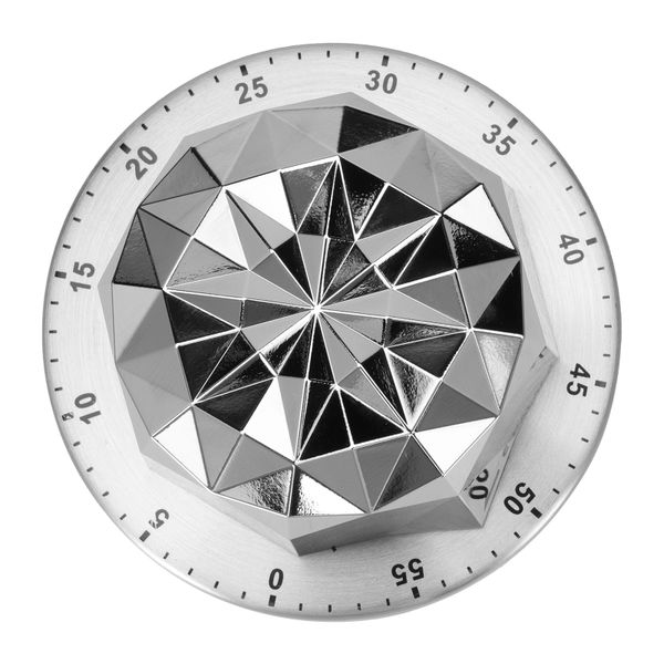 Mechanical Magnetic Timer for Cooking Stainless Steel Countdown Reminder