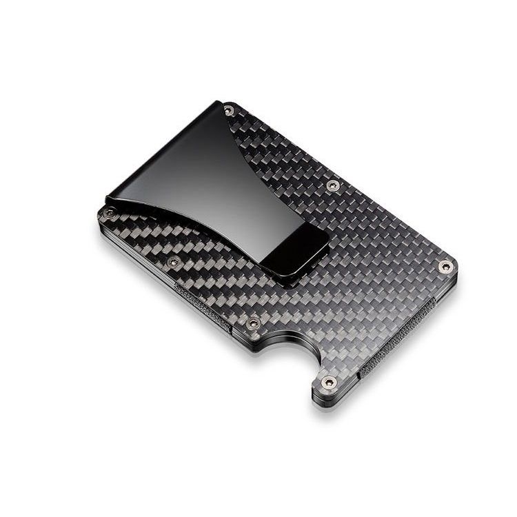 Herqona - RFID Blocking Carbon Fiber Aluminum Metal Wallet | Shop Today ...