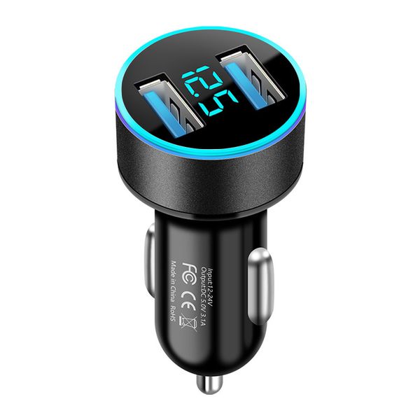 66W Car Super Fast Charger, Dual USB Ports