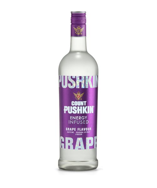 Count Pushkin Energy Infused Grape Flavoured 1 x 750ml