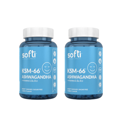 Ashwagandha 2 Pack Sugar Free & Halaal (120 Gummies) Image