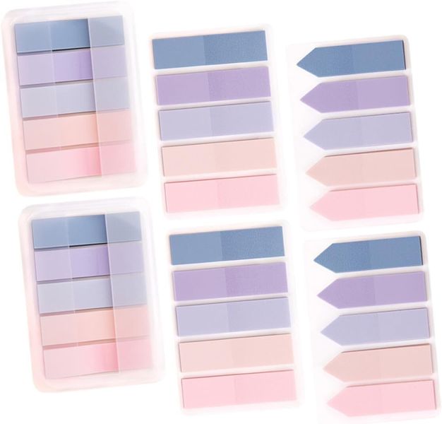 6sets Sticky Page Markers Aesthetic Index Tabs for Annotating Books Notes