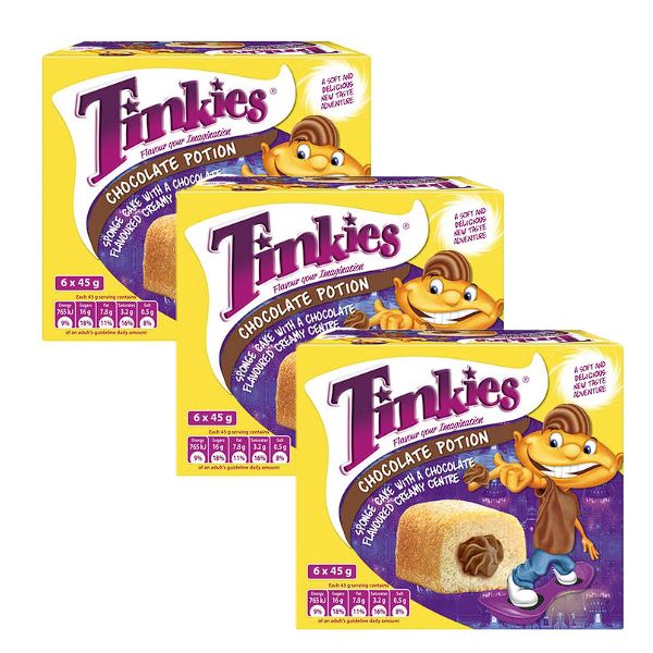 Tinkies Sponge Cakes Chocolate 18 x 45g