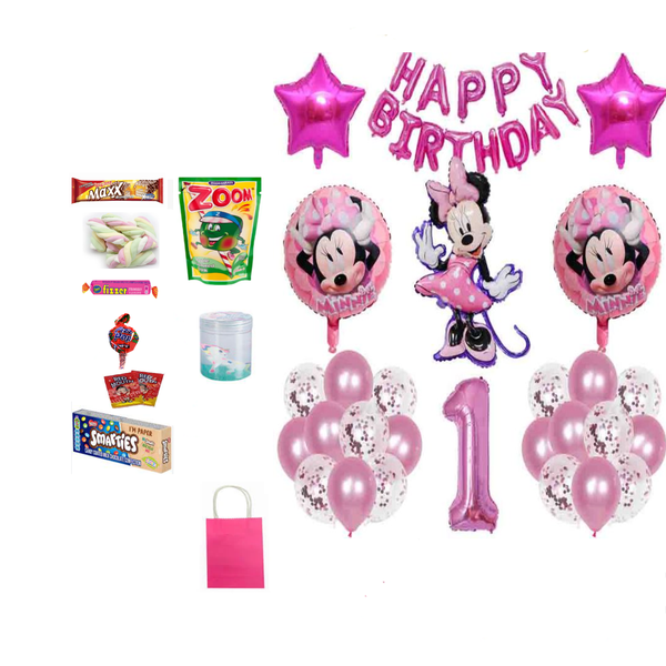 Minnie mouse Party box 1 year