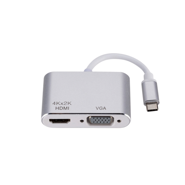USB C To HDMI VGA Adapter Type C To HDMI 4K