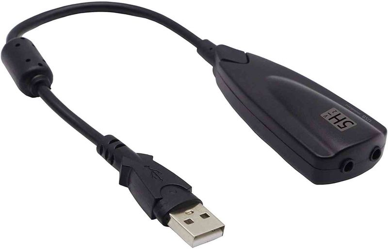 USB 2.0 7.1 Sound Channel 5HV2 Sound Card