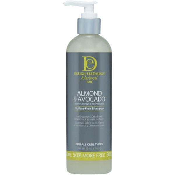 Design Essentials Almond &amp; Avocado Moisturising Shampoo 365g