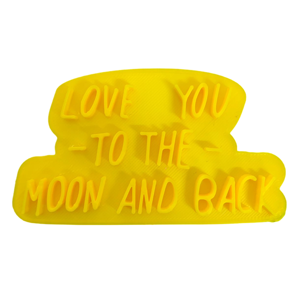Hubbe Cookie Cutter - Space - Love You To The Moon And Back
