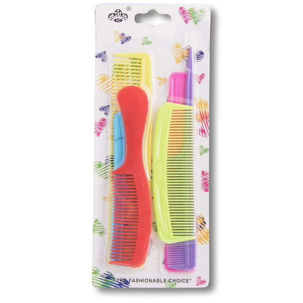 Hair Comb Set 6 Piece KT