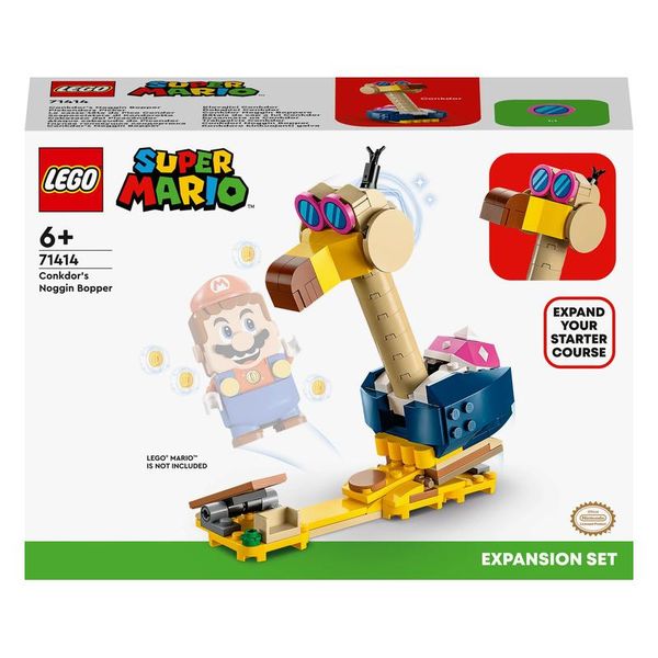 LEGO® Super Mario™ Conkdor's Noggin Bopper Expansion Set 71414 Building Toy Set (130 Pieces)