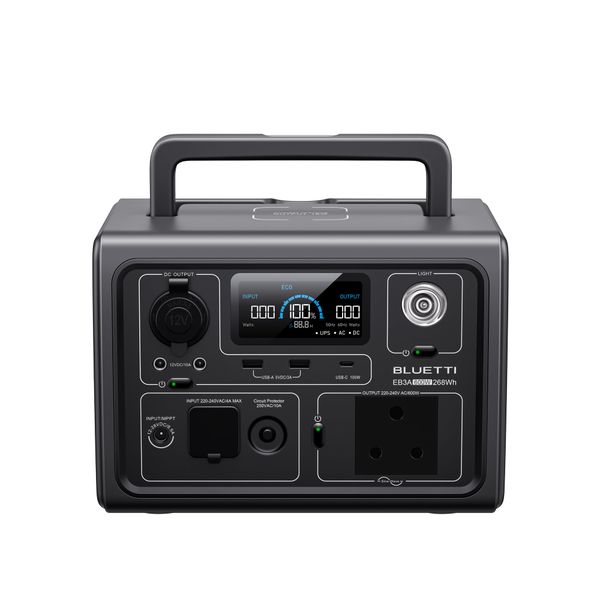 BLUETTI EB3A Portable Power Station | 600W 268Wh