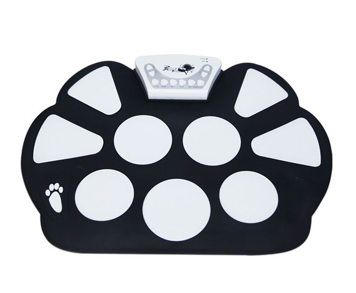 Konix w758 Roll-up Electronic Drum Kit. 9 Pads With Recording.