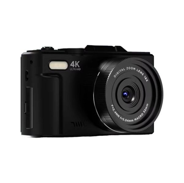 4K - Digital Photography Vlogging Camera With Wi-Fi &amp; Optical Zoom - White